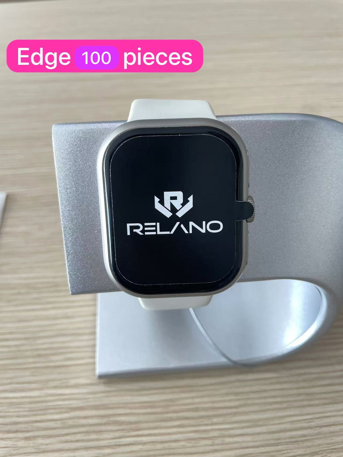 White Edge Smartwatch – Bluetooth Calling & Fitness Tracker in Pakistan