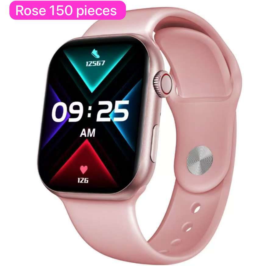 Rose Pink Smartwatch – Stylish Fitness Watch with Bluetooth Calling | RELANO